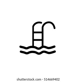 Swimming pool icon.