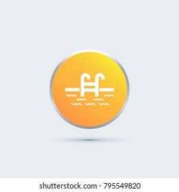 Swimming pool icon