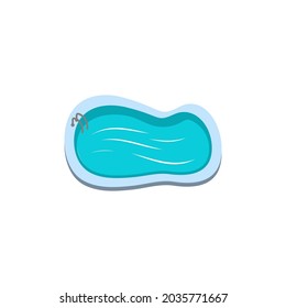 Ilustración de diseño de iconos de piscina