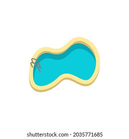 Swimming pool icon design template illustration