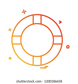 Swimming pool icon design vector