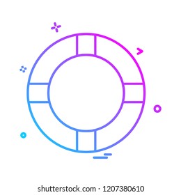 Swimming pool icon design vector