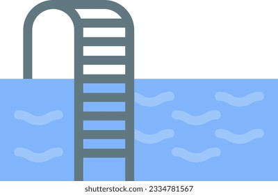 Swimming Pool Icon image. Suitable for mobile application.