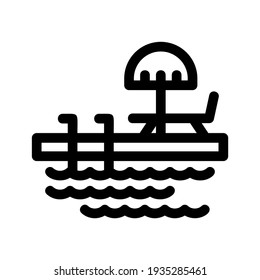 swimming pool icon or logo isolated sign symbol vector illustration - high quality black style vector icons
