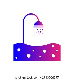 Swimming pool icon. swimming pond, water icon in vector