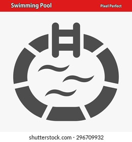 Swimming Pool Icon. Professional, pixel perfect icons optimized for both large and small resolutions. EPS 8 format.