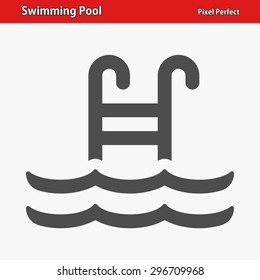Swimming Pool Icon. Professional, pixel perfect icons optimized for both large and small resolutions. EPS 8 format.