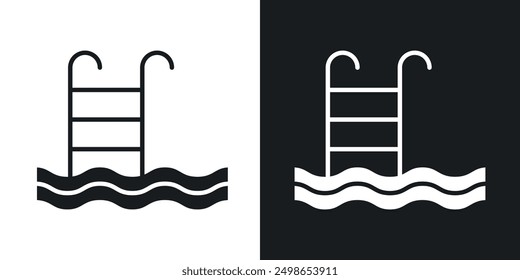 Swimming Pool icon in solid style