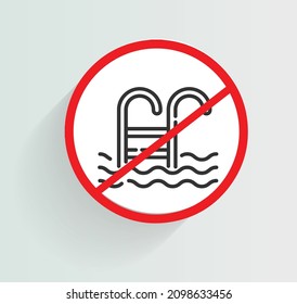 diseño vectorial de icono de piscina
