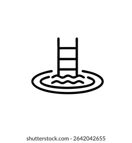 swimming pool icon vector illustration design