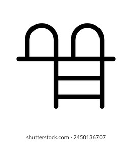 Swimming Pool Icon Vector Symbol Design Illustration