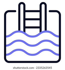 Swimming pool Icons can be used for uiux, infographic, etc