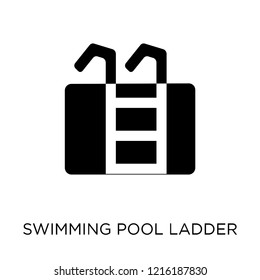 swimming pool ladder icon. swimming pool ladder symbol design from Summer collection. Simple element vector illustration on white background.