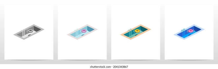 Swimming Pool Letter Logo Design I