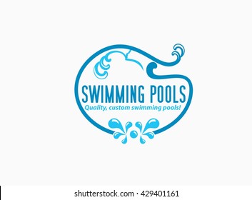 Swimming Pool Logo