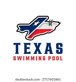 Diseño de Logo de Piscina en Texas State