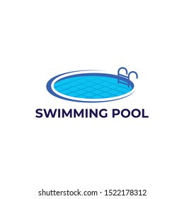 Swimming Pool Logo Design Vector