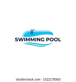 Swimming Pool Logo Design Vector