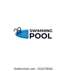 Swimming Pool Logo Design Vector