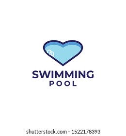 Swimming Pool Logo Design Vector