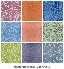 Swimming pool mosaic design