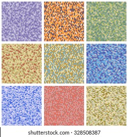 Swimming pool mosaic design