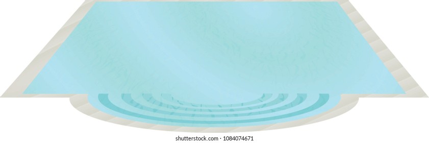 Swimming pool perspective