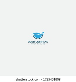 swimming pool renovation and building logo construction