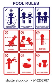 Swimming Pool Rules Sign Board For Safety 