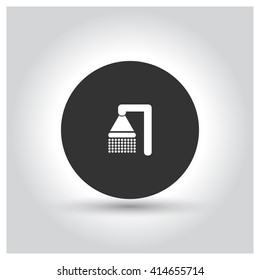 Swimming pool shower icon