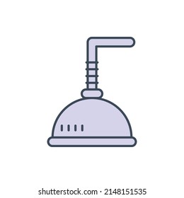 swimming pool shower icon vector
