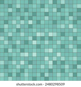 Swimmingpool Fliesenstruktur, blaue Farbe nahtlose Muster Vorlage, Imitation von Keramik-Mosaik
