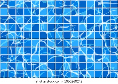 swimming pool tiles underwater texture background