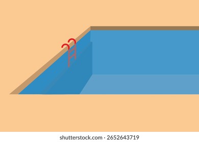 swimming pool top view background.