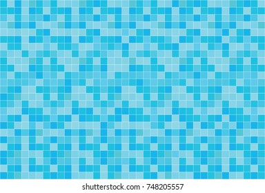 Swimming pool top view vector