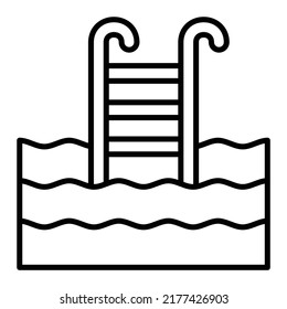 Icono vector Piscina. Se puede usar para imprimir, móviles y aplicaciones web.