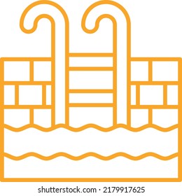 Swimming Pool vector icon. Can be used for printing, mobile and web applications.