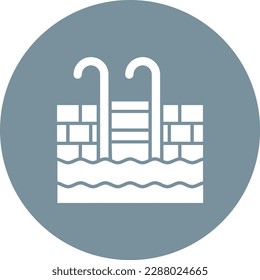 Swimming Pool vector icon. Can be used for printing, mobile and web applications.