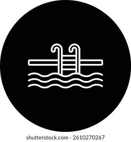 Swimming Pool vector icon. Can be used for printing, mobile and web applications.