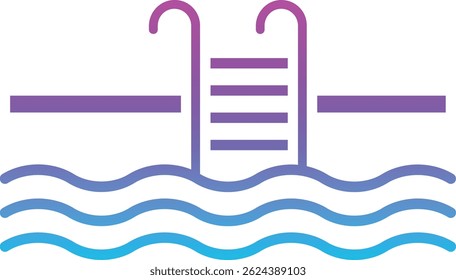 Swimming Pool vector icon. Can be used for printing, mobile and web applications.