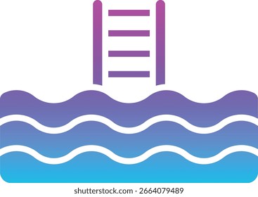 Swimming Pool vector icon. Can be used for printing, mobile and web applications.