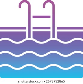 Swimming Pool vector icon. Can be used for printing, mobile and web applications.