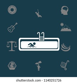 Swimming pool vector illustration