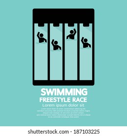 Swimming Pool Vector Illustration