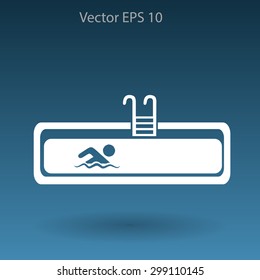 Swimming pool vector illustration