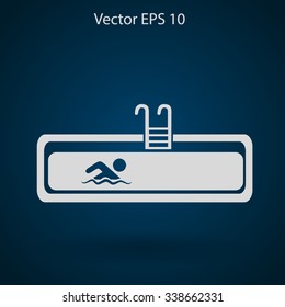 Swimming pool vector illustration