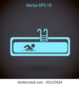 Swimming pool vector illustration