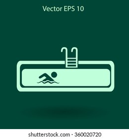 Swimming pool vector illustration