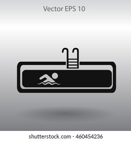 Swimming pool vector illustration