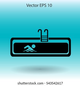 Swimming pool vector illustration